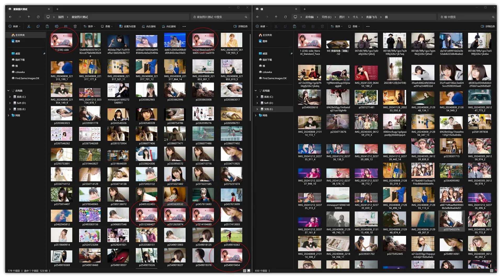 趣软酷站|关于Find.Same.Images.OK、dupeGuru、Czkawka三款重复文件查找工具的对比测试