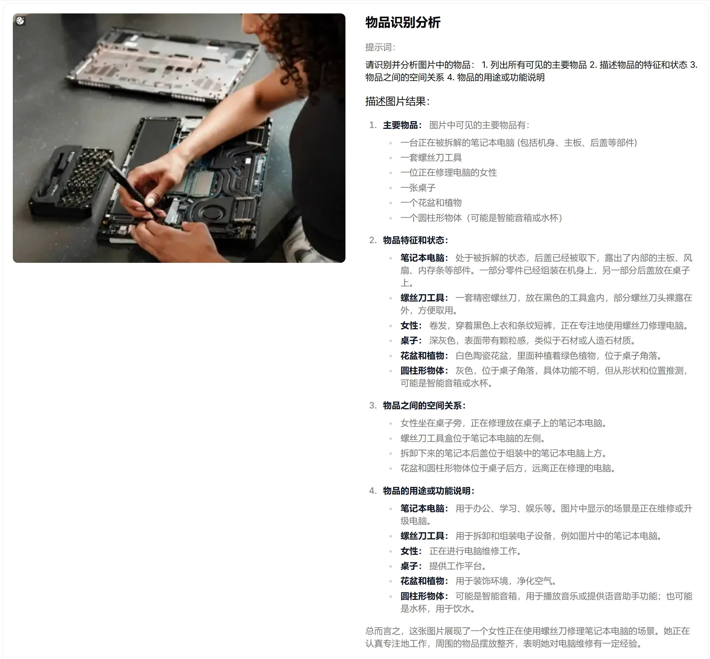 Image Describer X - AI智能分析描述丨提取丨拓展丨图片信息