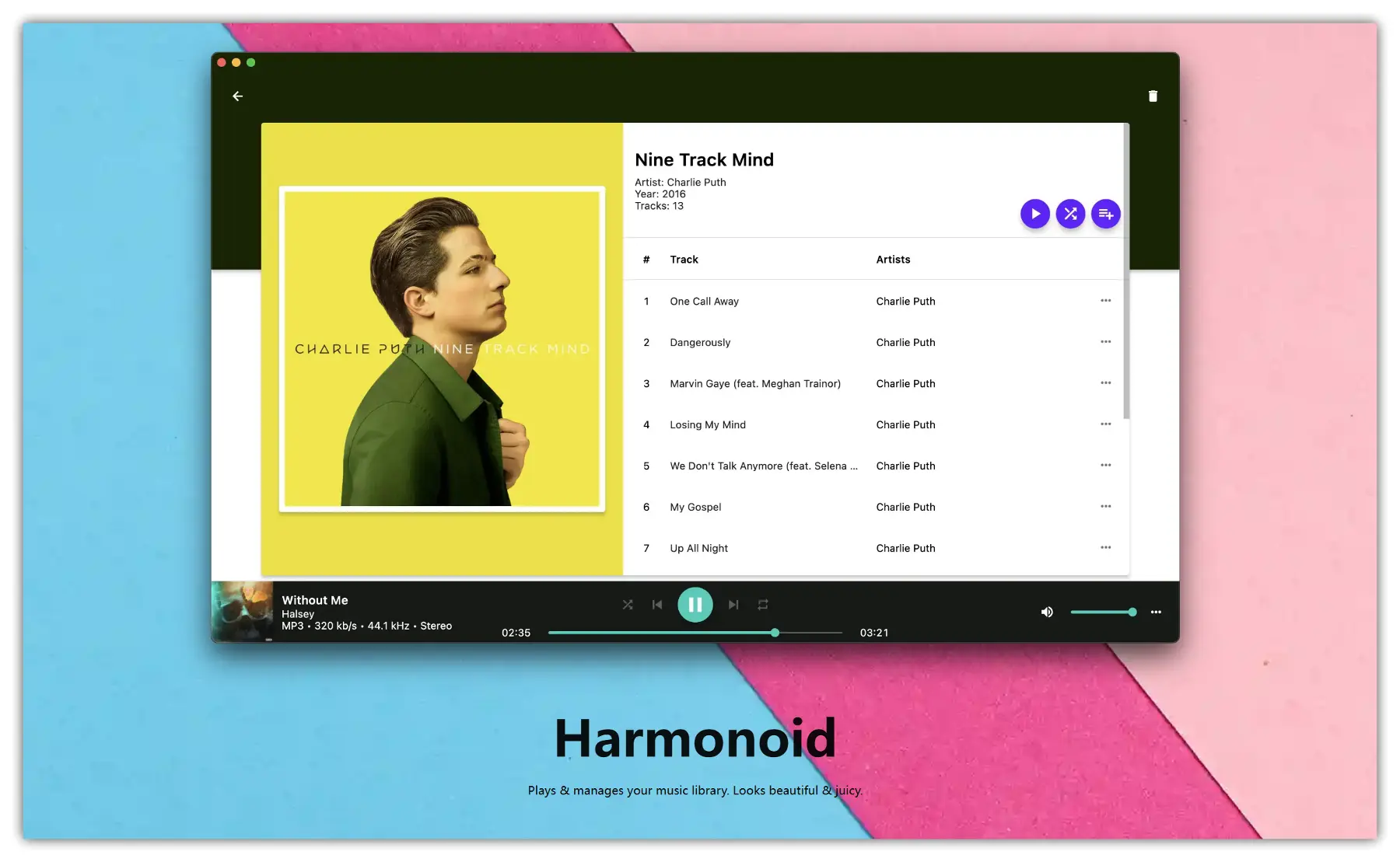 Harmonoid – 开源免费音乐播放器｜内置 YouTube Music
