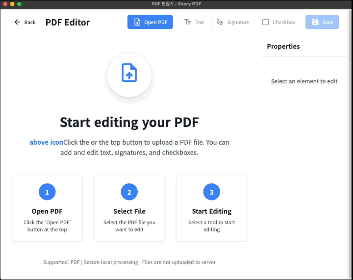 Every PDF – 功能全面开源免费的本地PDF编辑器