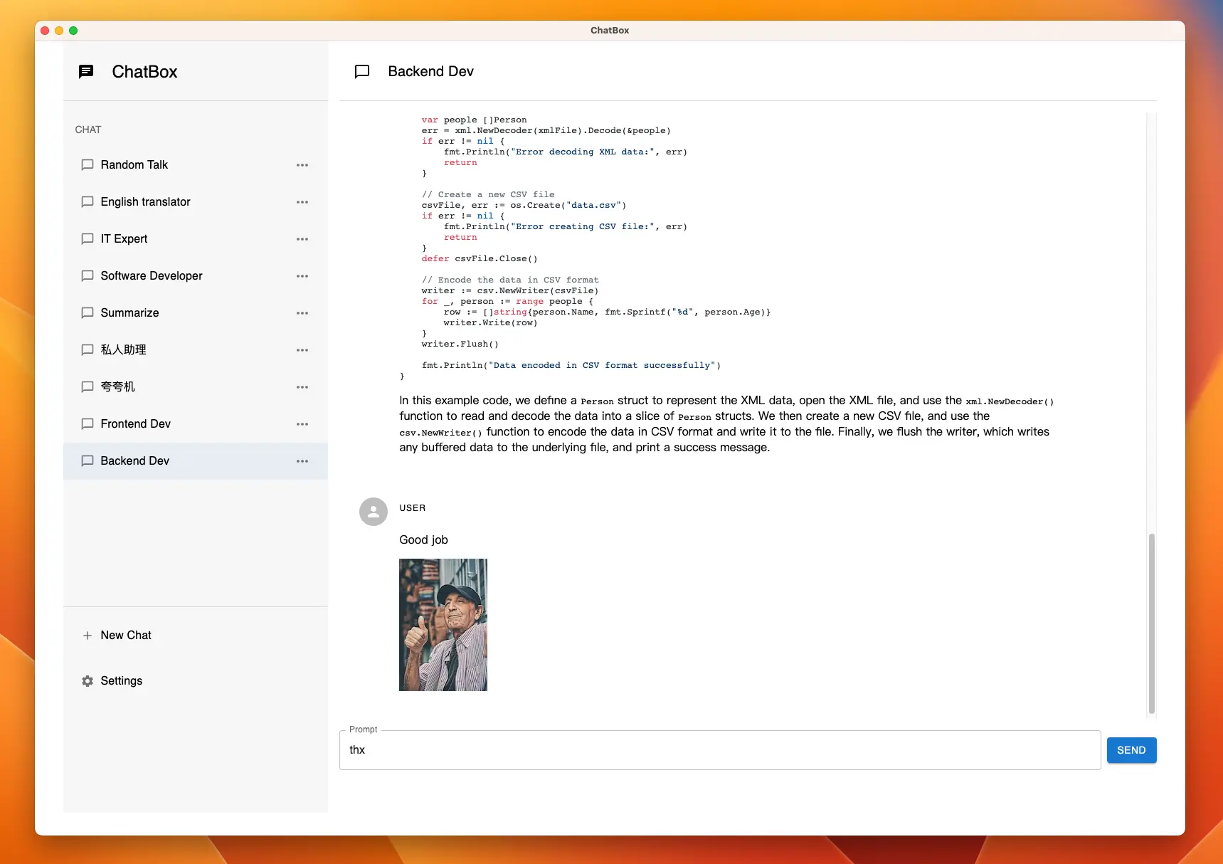 Chatbox AI – 多模型对话｜文件解析｜AI绘图｜代码生成全能AI助手