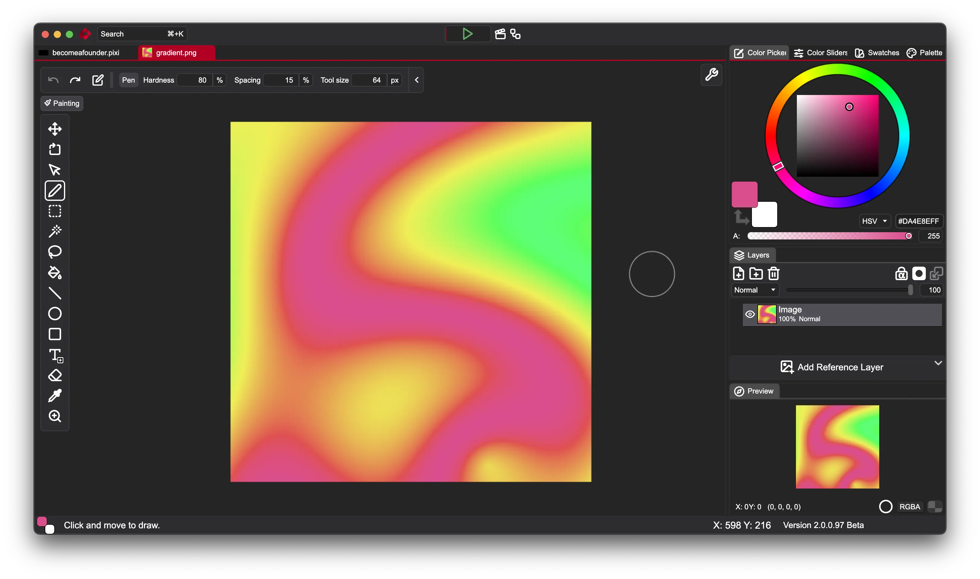 PixiEditor - 功能全面的通用型二维编辑器