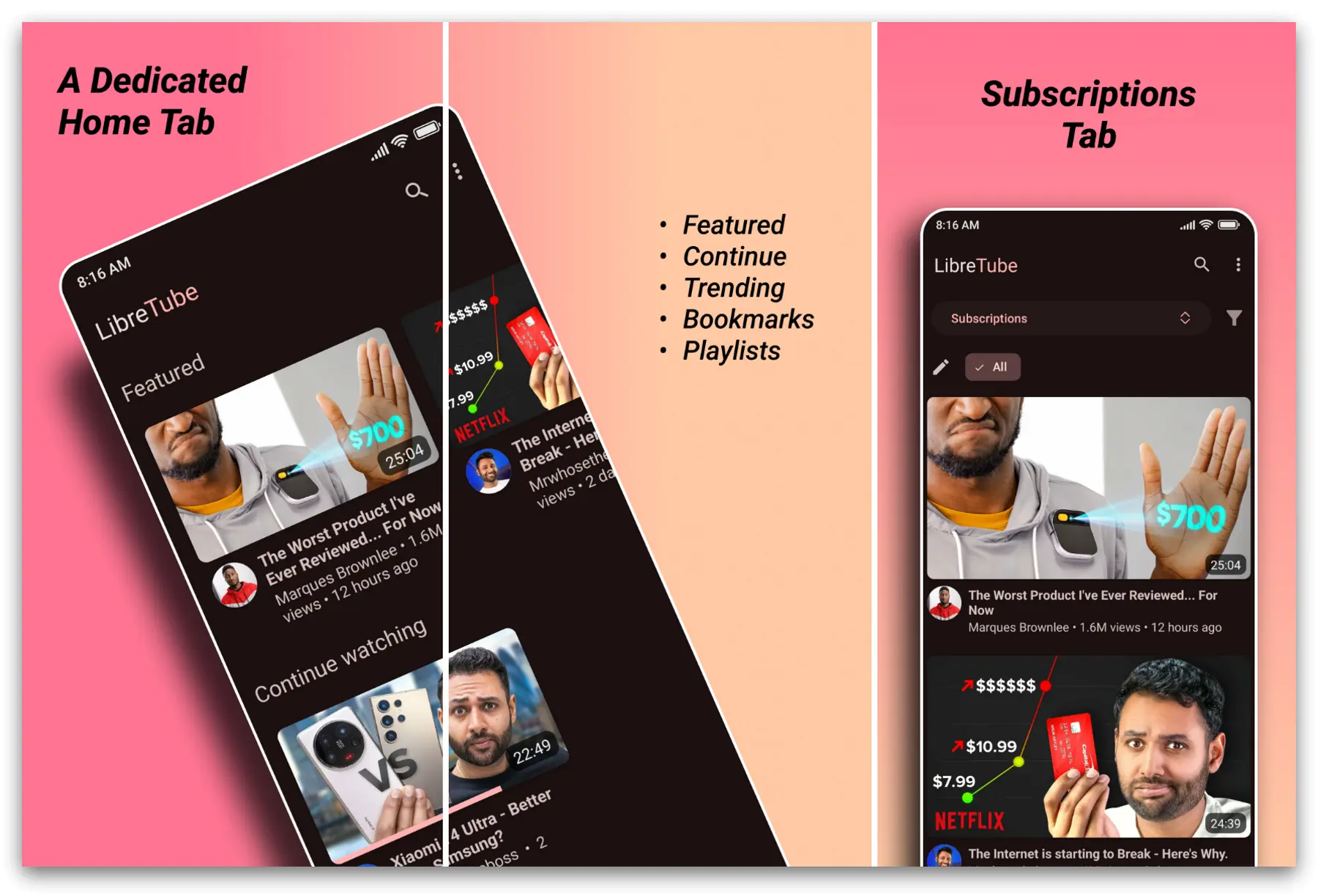 LibreTube – YouTube安卓客户端平替丨第三方YouTube客户端
