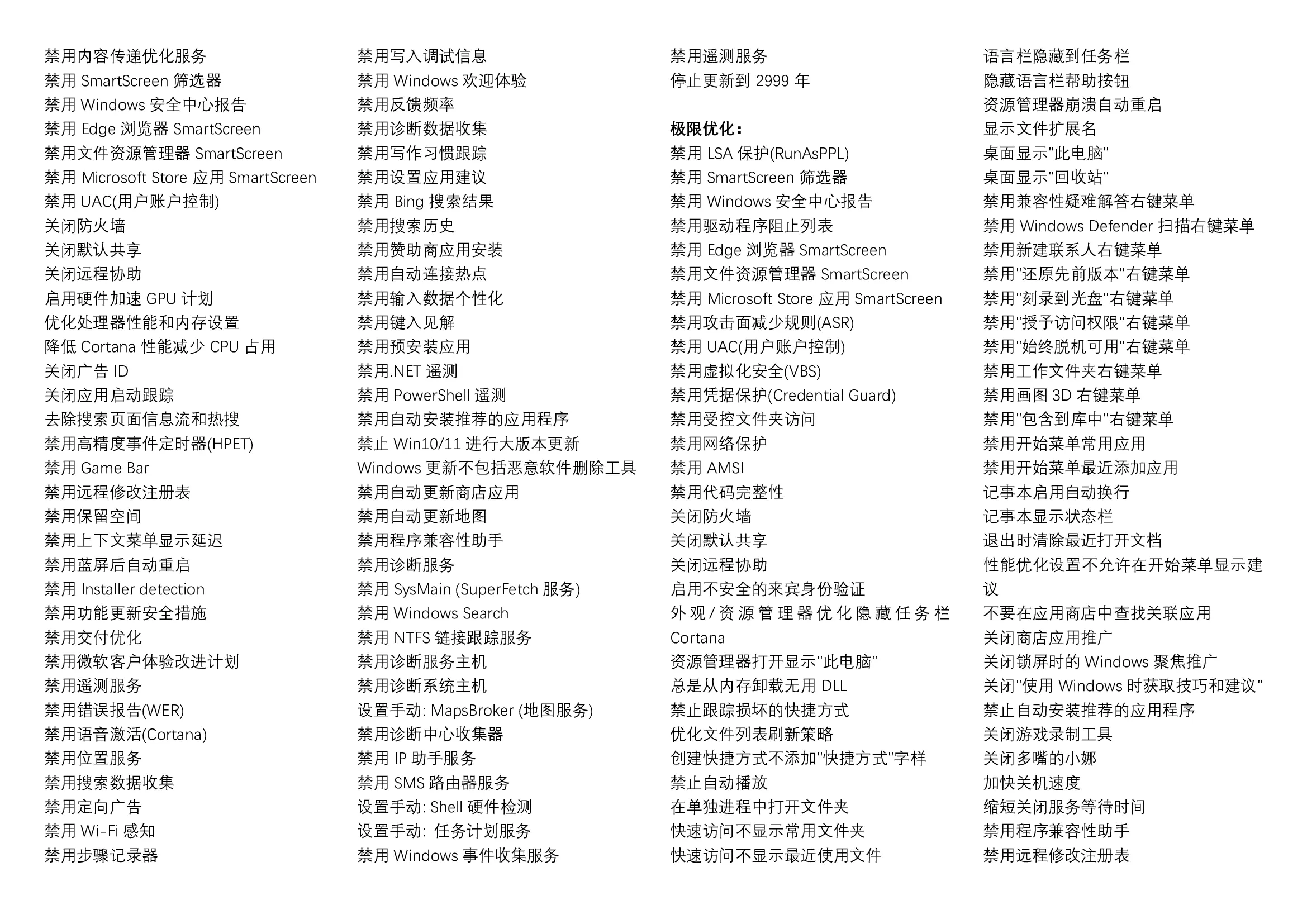 ZyperWinOptimize - 超全面的Windows系统优化工具