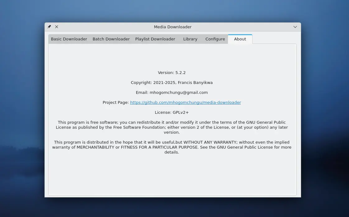 Media Downloader - 整合多个视频下载器的综合下载工具