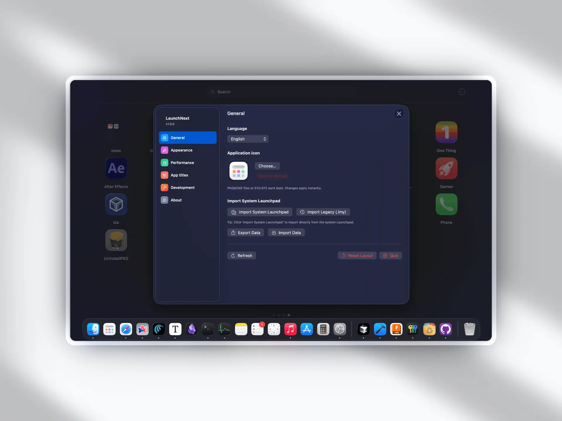 LaunchNext - 让苹果macOS 切换回经典的Launchpad启动台