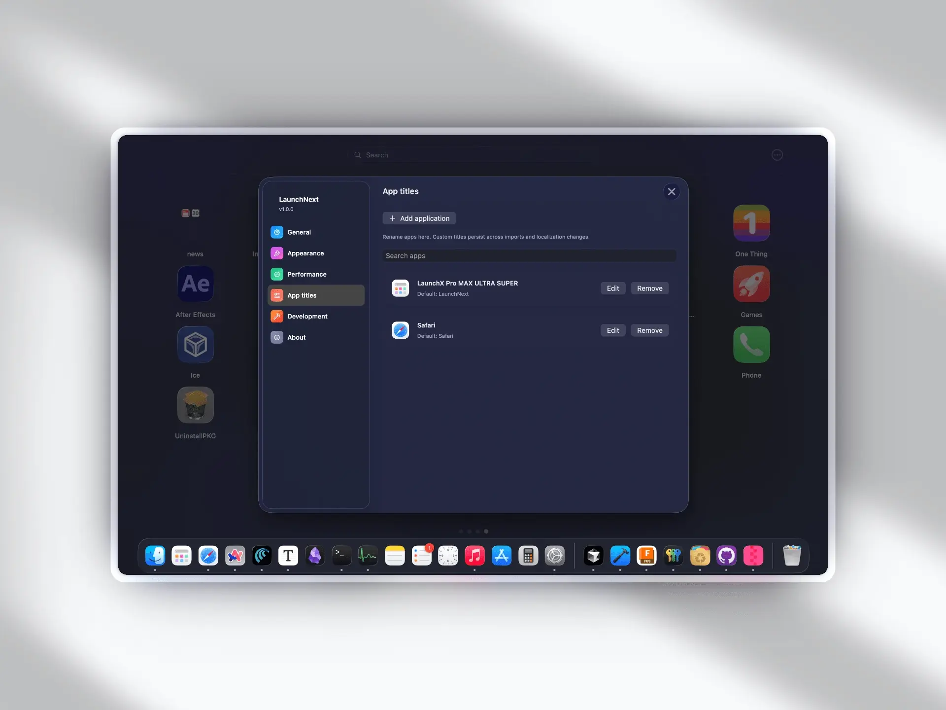 LaunchNext - 让苹果macOS 切换回经典的Launchpad启动台