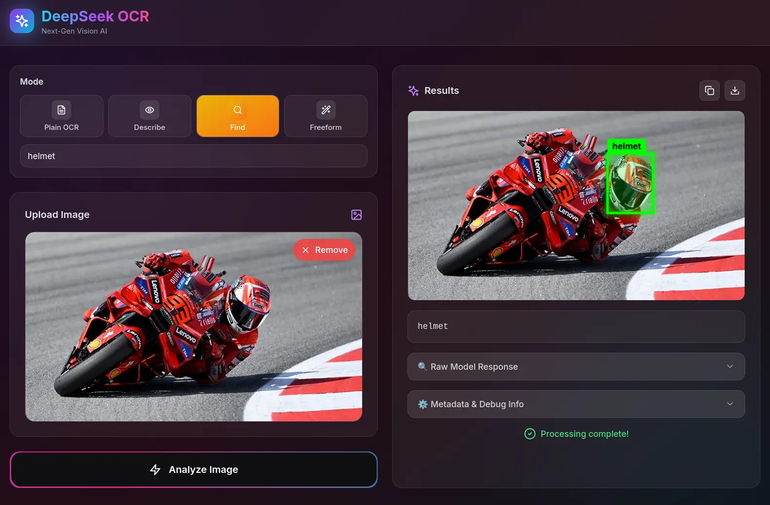 DeepSeek OCR APP - 基于 DeepSeek-OCR 开发AI OCR识别工具