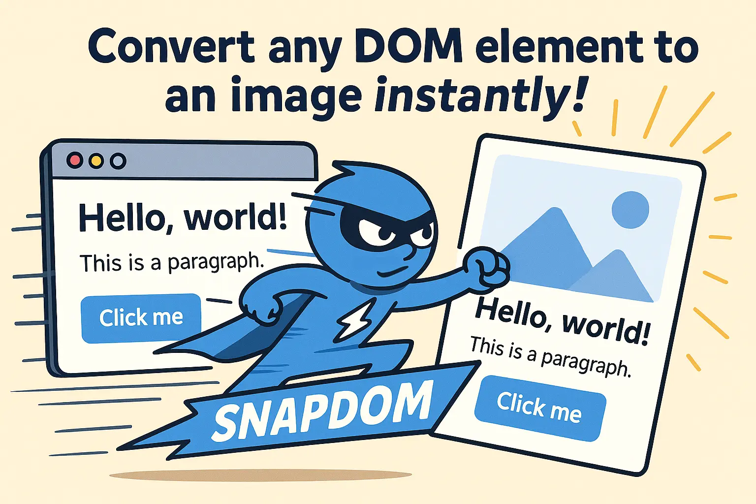 snapDOM – 精准截取网页HTML元素为高质量、可缩放的SVG图片
