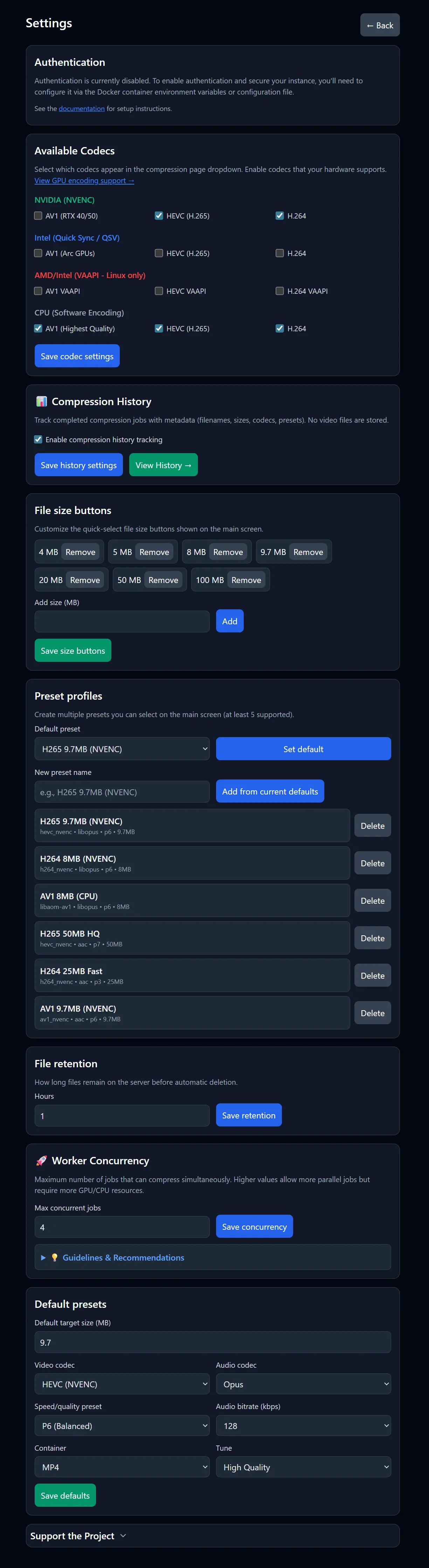 8mb.local - 开源免费的视频大小自定义压缩工具
