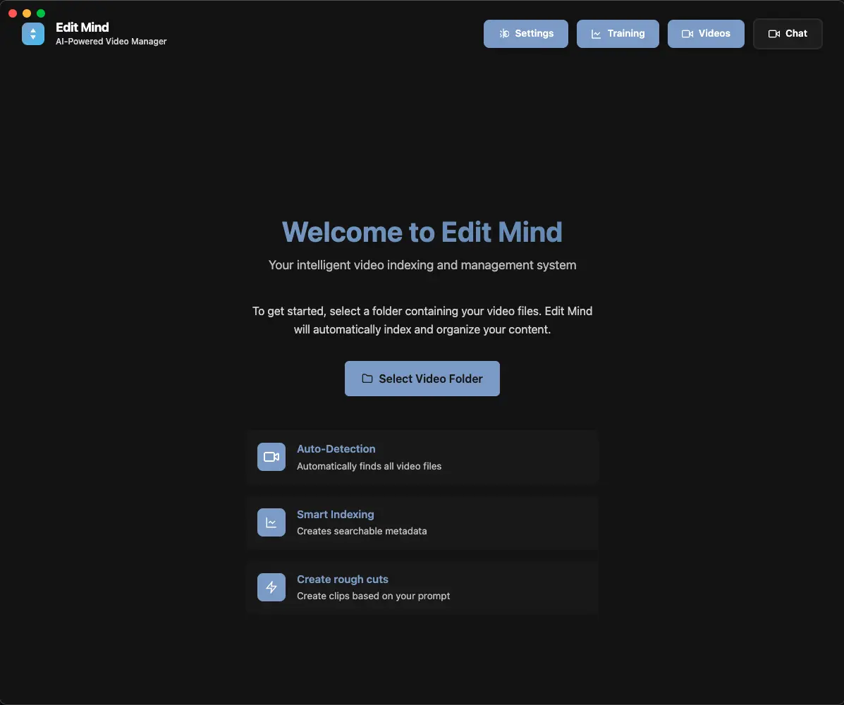 Edit Mind – AI精确查找视频片段并剪辑生成视频