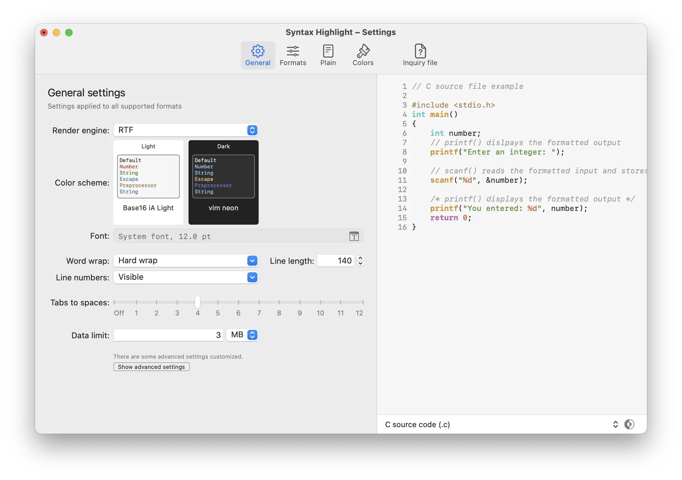 Syntax Highlight – 苹果Mac系统Quick Look扩展｜预览语法高亮代码