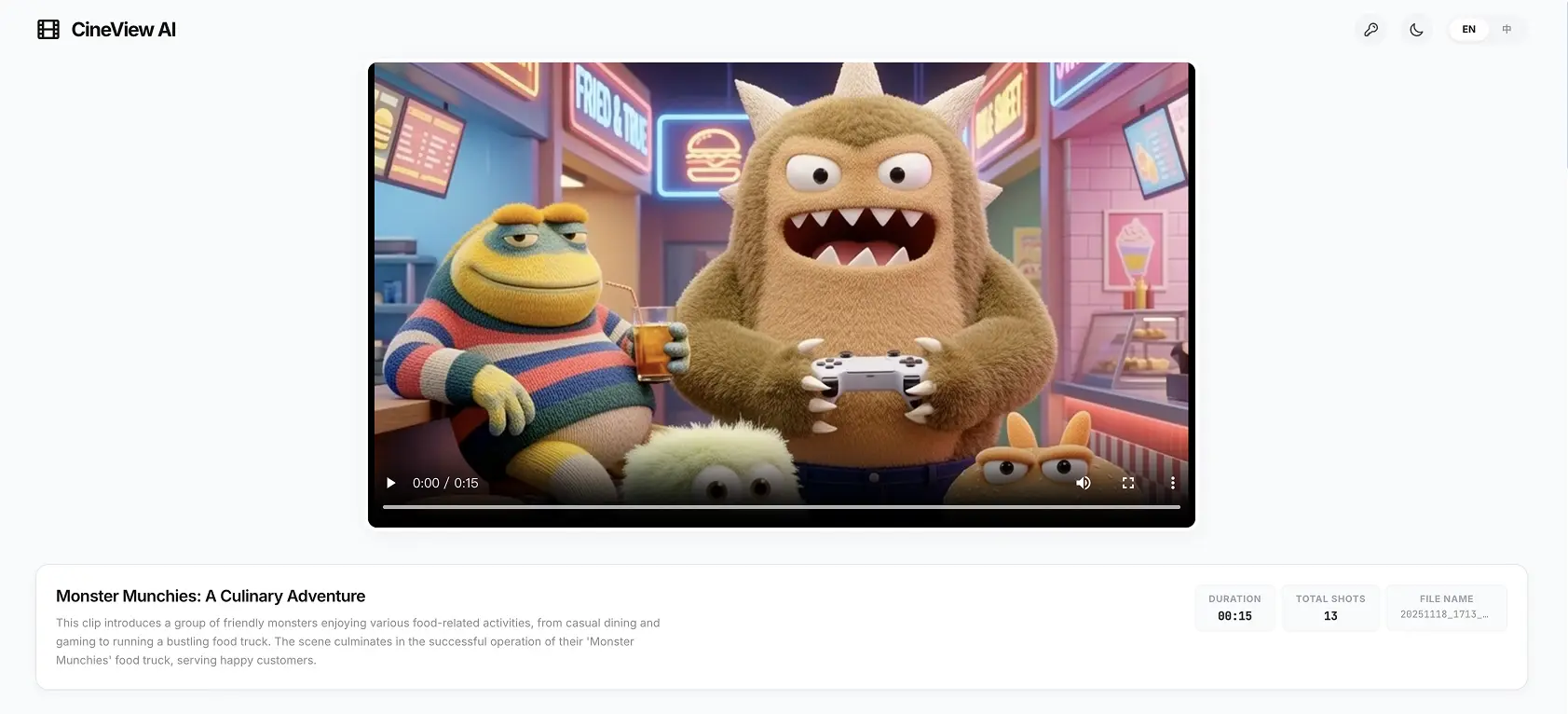 CineView AI - 基于Google Gemini 2.5开发的自动化视频分析工具