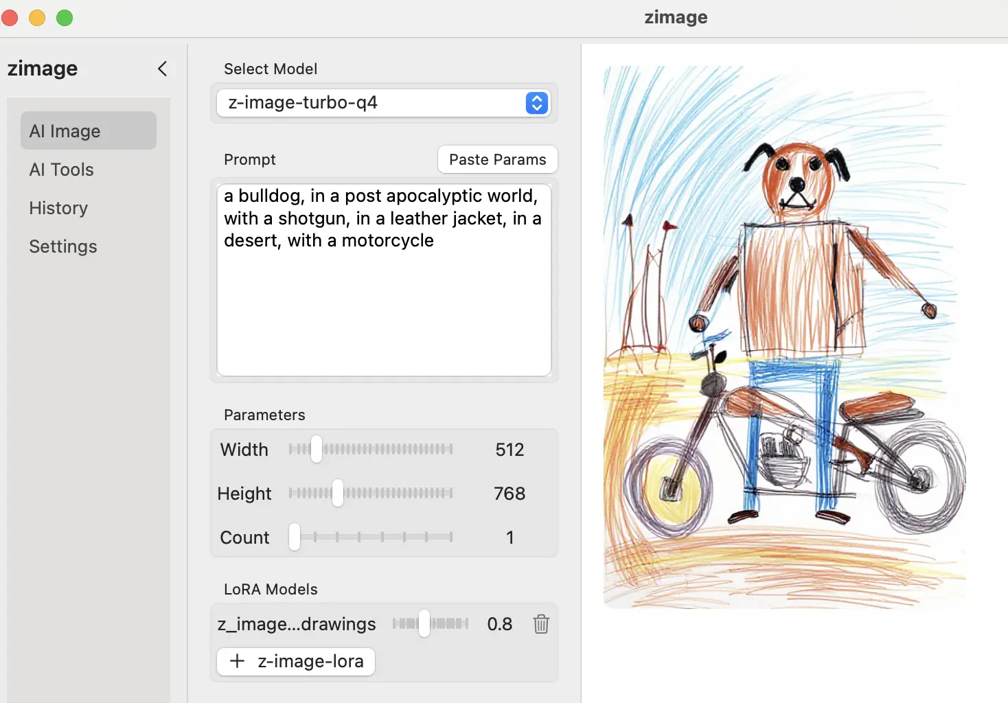 Z-Image-Turbo：苹果MacOS本地免费运行极速AI生图工具