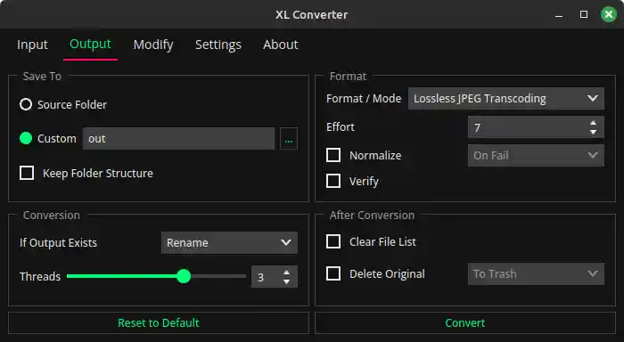 XL Converter - 轻量级图片批量处理工具｜格式转换、图片压缩等