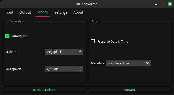 XL Converter - 轻量级图片批量处理工具｜格式转换、图片压缩等