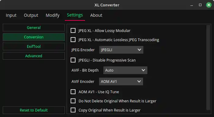 XL Converter - 轻量级图片批量处理工具｜格式转换、图片压缩等