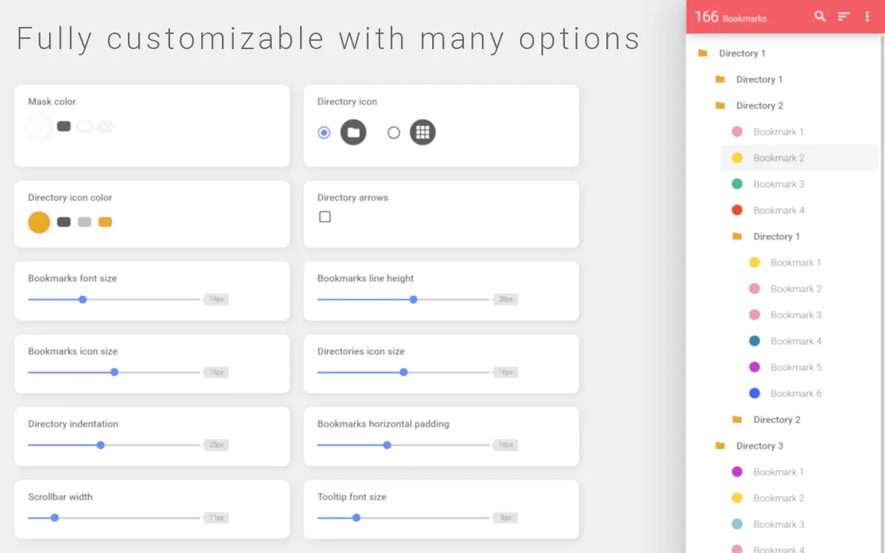 书签侧边栏 - 替换浏览器原版书签样式丨颜值超高丨深度自定义