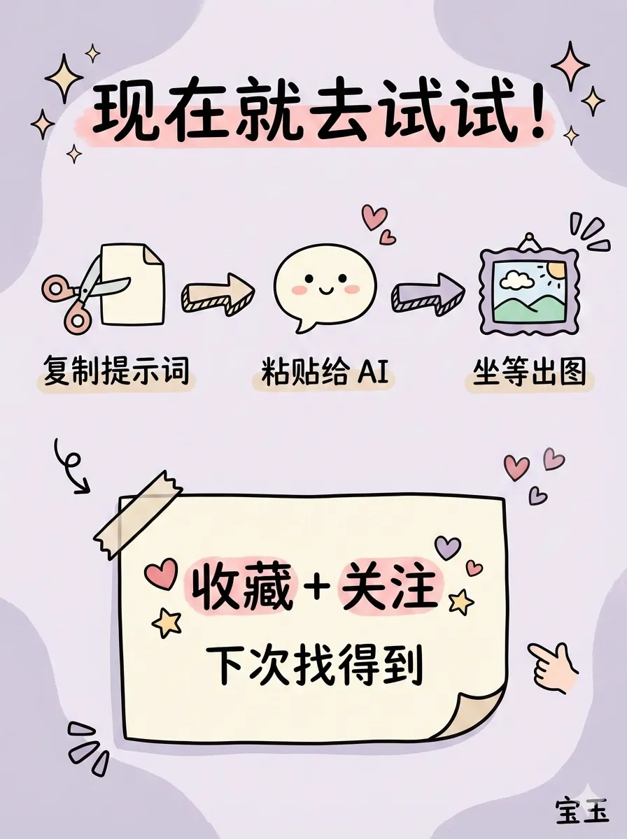 小红书提示词：把输入内容变成小红书图片的提示词